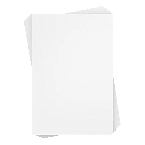 Reskid White Cardstock Thick Paper - 2 X 3.5" Blank Heavy Weight 110 Lb Cover Card Stock - 100 Pack (2X3.5, Inches) #TOP3
