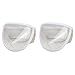 2pcs to Grooming Cover Anti- Licking Biting Accessory Nail Guard Cat Cleaning Trimming Portable Adjustable Breathable Mask Pet Face Bathing Kitten Transparent Head