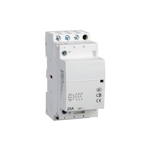 Contacteur AC 110V 25A 3NO modulaire pour tableau électrique domestique