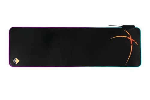 Image of Cosmic Byte Equinox RGB Mousepad with 4 Port USB Hub, 1000x300x4MM (Black)