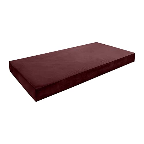 Cover ONLY Twin-XL Same Pipe Velvet Indoor Daybed Mattress 80