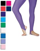 Roch Valley Ltd Nylon/Lycra Stirrup Tights, Black, Age 5-6 (Manufacturer Size: 1) - Image 3