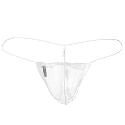 VPASS Calzoncillos Sexy para Hombre Moda Transparente Malla Pack de 7 Tangas...
