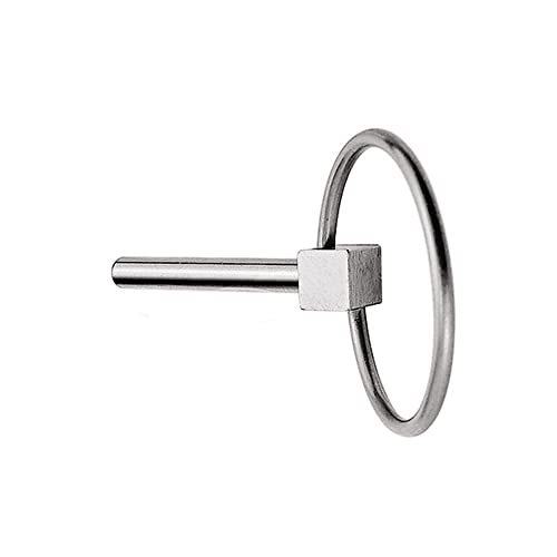 4/6Pcs Stainless Steel 316 Lynch Pin Fastener, Heavy Duty Marine Tractor Linch Pin Clips Shaft Locking Pin For Boat Kayak Canoe Trailer Tractor Trolley Hors (Diameter 1/4" ,6.3Mm, 4) #TOP2