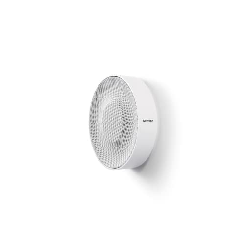 Netatmo Intelligente Innenirene, kabellos, 110 dB, automatische EIN- und Ausschaltung, kein Abonnement, batteriebetrieben oder kabelbetrieben, NIS01-EU Bunt Talla Única