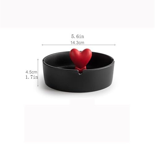 Cendrier en céramique lourd anti-vent pour table extérieure