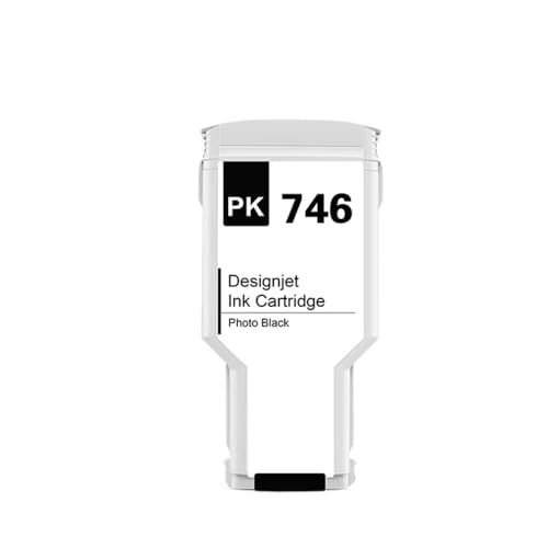 Encre compatible 746 P2V83A noir photo 300ml pour des dégradés parfaits sur DesignJet Z6