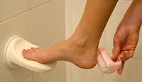 The Foot Thing - Just The Thing to Make Every Shower-Shave Safe & Easy!
