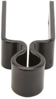 1 1/4 Square Female Gate Hinge Black Hot Dip Galvanized Steel 5/8" Pintle (Pack of 2)