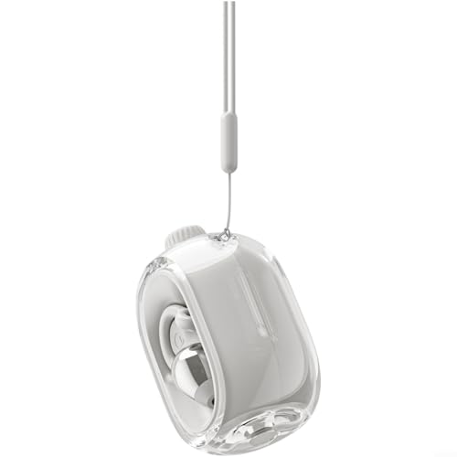 URPIZY 6.0 Auriculares inalámbricos con control por voz, diseño mini estéreo para deportes, sueño/vida diaria, gancho de oreja inalámbrico, auriculares de viaje inalámbricos (gris B)