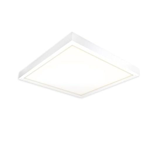 LED Panel 62x62 Deckenleuchte neutralweiß inkl. Aufputz Steckrahmen 40W 4000K PMMA Deckenlampe Aufputz Aufbau Leuchte Lampe Xtend Serie PLe2.1