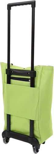 ININOSNP Portátil y práctico. Carrito de Compras Plegable con Ruedas y Bolsa con Ruedas, Especialmente diseñado for Mujeres.