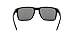 Oakley Men's OO9102 Holbrook Square Sunglasses, Matte Black/Positive Red Iridium, 57 mm