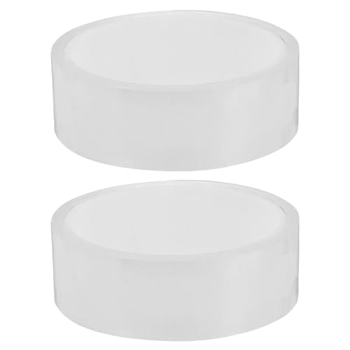 NUOBESTY Cinta de Sellado Autoadhesiva Transparente 2 Piezas 300X3 CM para Puertas y Ventanas Resistente al Agua Tira Selladora para Baño y Cocina Cinta de Calafateo Fácil de Usar