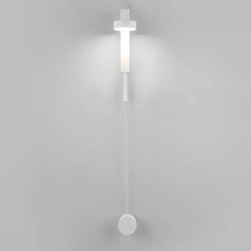 Nordic Dimming Wrought Iron Living Room Background Wall Lamp Creative Personality Light Luxury Designer Aisle Bedside Wall Lamp Family and Kitchen Tools and Home Improvement Led Flush Mount Ligh (WHI