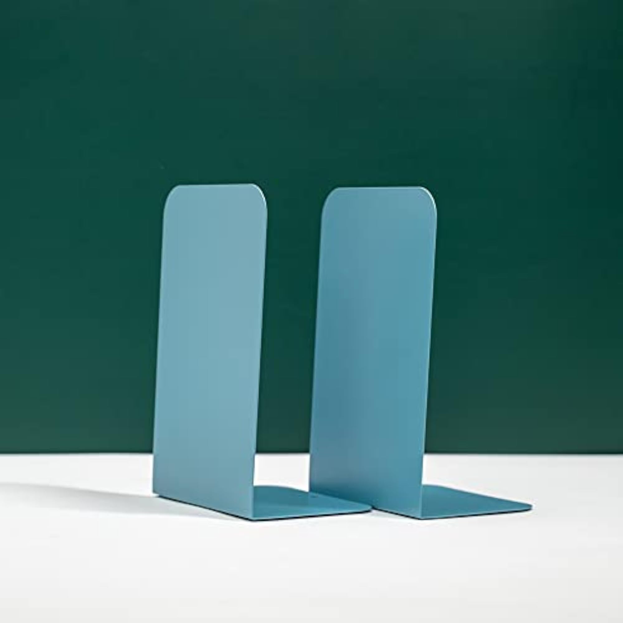 Heavy Metal Non-Skid Decorative Bookends, 2 Pieces
