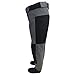 Suwequest Men's Women Breathable Waterproof Hunting Pants Fly Fishing Waders Gray L