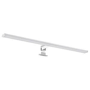 SEBSON® LED Spiegelleuchte 80cm, Bad IP44, Aufbauleuchte + Klemmleuchte, neutralweiß 4000K, 780x108x44mm, 15W, 1100lm, Aluminium, Schminklicht