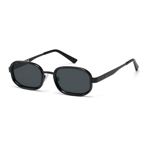 Image of SOJOS Trendy Rectangle Polarized Sunglasses for Women Men,Retro Square Shades Chic Sun Glasses SJ1291