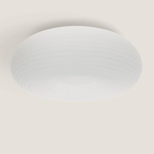 LEDKIA LIGHTING Plafón LED para Cocina, Comedor, Habitación, Baño 48W Circular Metal Ø500 mm Junai