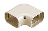 Ivory Slim Duct Flat Ell 90 Degree, Line Set Cover, SK-100-I Compatible