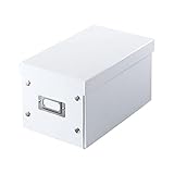 Sanwa Supply FCD-MT3WN Assembly Type CD Box, White, W 6.5 inches (165 mm)