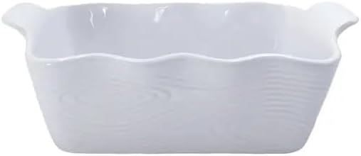 Temp-tations Stoneware Loaf Pan 1.75 Qt, 5 Designs, Woodland