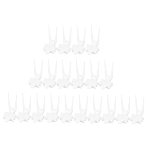 BESPORTBLE 20pcs Parrot Food Forks Versatile Bird Fruit Skewers for Birds Animals Easy to Install Promotes Healthy Eating Digestion Practical for Cage Use