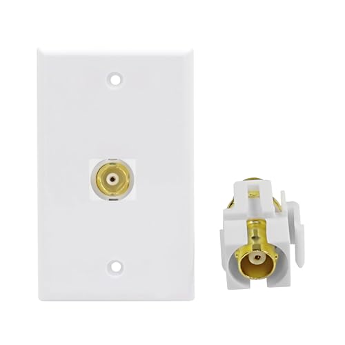 Adaptador BNC hembra keystone para placa de pared en pack de 2 unidades 3