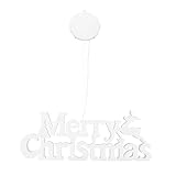 Enseigne lumineuse LED : fabriquée en plastique de qualité, cette plaque lumineuse est écologique et sûre d'utilisation. idéale pour les fêtes