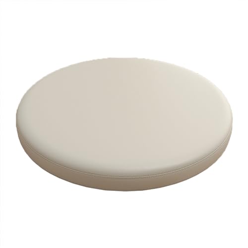 Coussin de siège en cuir beige 45x45 cm pour chaise de bureau et maison