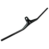 Gravel Bike Lenker Carbon Fahrradlenker MTB Lenker 28,6 Mm Downhill Lenker Carbon Lenker 3K Matt für Mountainbike Rennrad Rennrad Riser Lenker,Glossy,100/680mm