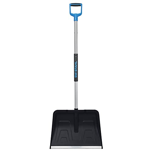 SW-Stahl 98100L Schneeschieber Klappbar I platzsparend I stabil I 138cm lang Aluminium Schneeschaufel I Schneeschüppe