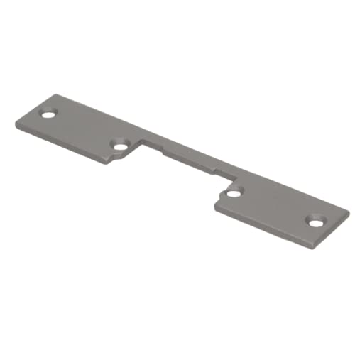 ORNO Gâche Gache Porte Droite Symétrique Courte Nickelée (25/110/3 mm)
