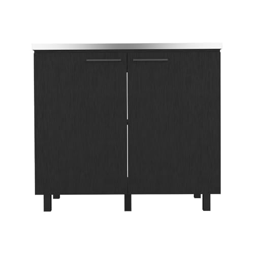 GOWE Utility Sink Cabinet Burwood, Kitchen, Black