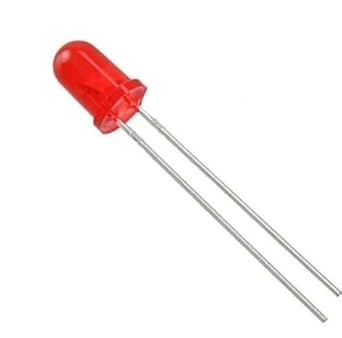 50PCS 5mm LED Light Bulb Lamp Light Emitting diode Assorted DC 3V-5V For DIY Projects : Select Color - (Red)