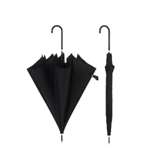 RENEESME Umbrellas For Rain Simple Long-handled Umbrella For Women, Rain Or Shine Sun Umbrella Strong Umbrella For Wind And Rain(A)