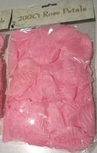 200 Ct Pink Rose Petals W/chiffon