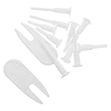 Mobestech 12個ヨガボール用エアストッパープラグ 耐久プラスチック製 エクサボール 空気漏れ防止ピン リムーバー付 フィットネス インフレー