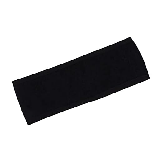 MILISTEN 3 pçs spa bandana terry pano toalha de cabeça adesivo lavagem facial cabeça envoltório bandana de cabeça banheiro maquiagem Headwear para salão barbearia (preta)