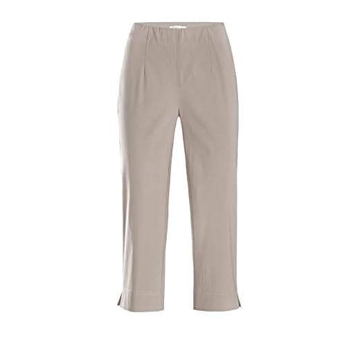 Stehmann Ina-530, Bequeme, stretchige Caprihose Größe 40, Farbe Kalk