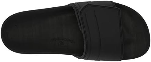 Quiksilver Men's Sandal, Black/Grey/Black Rivi Slide Adjust, 11 | Image 4