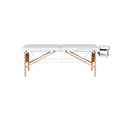 Amazoncommercial Portable Folding Massage Table With Carrying Case, 84'', Cream #TOP2