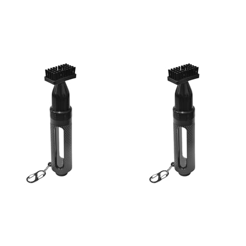 Limpiador de cepillos para palos de golf portátil en pack de 2 unidades para ranuras