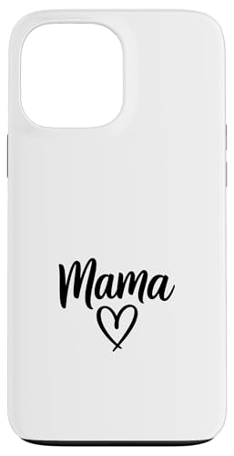 Mama Heart Design - Simple Aesthetic Mom ���p �X�}�z�P�[�X iPhone 13 Pro Max �p