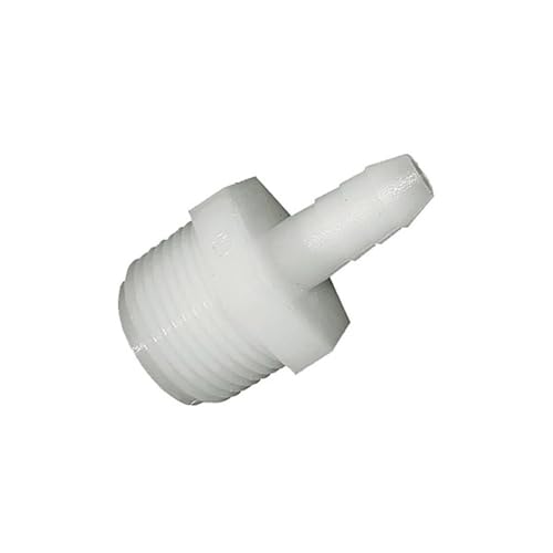 Adapter, 1/4 x 1/4 In, Polypropylene, PK10