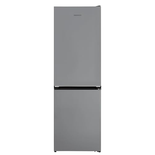 Daewoo CKM0379CSNA0-EU Nevera/congelador C NoFrost, refrigerador 207 L, congelador: 88 L, control electrónico, 1 compartimento para verduras y frutas, 2 compartimentos congeladores, plata