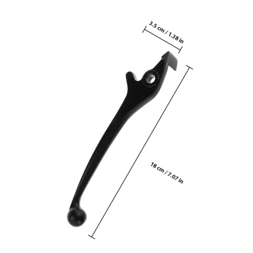 Palanca de freno trasera de moto de cross negra metálica contra roturas en caídas de off-road 3