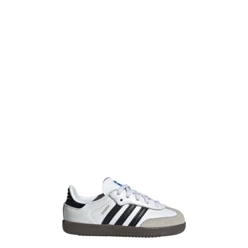 adidas Baby FTWWHT/CBLACK Unisex Samba OG EL I FTWR whiteCore Black/GUM5 8K US, 8 Wide Infant