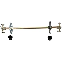 29"Go Kart Rear Live Axle Kit, Drift Trike Rear Axle Kit With Brake Assembly Sprocket Wheel Hub Suitable For Diy Go Karts/Atvs/Quads/Golf Carts/Buggy/Mini Bike